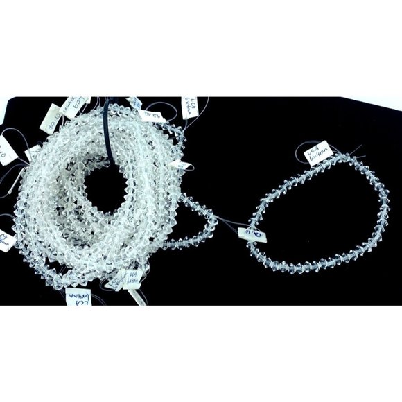 Wild Things Beads 6x4mm Bicone Bead Faceted Finding Jewelry - Picture 3 of 3